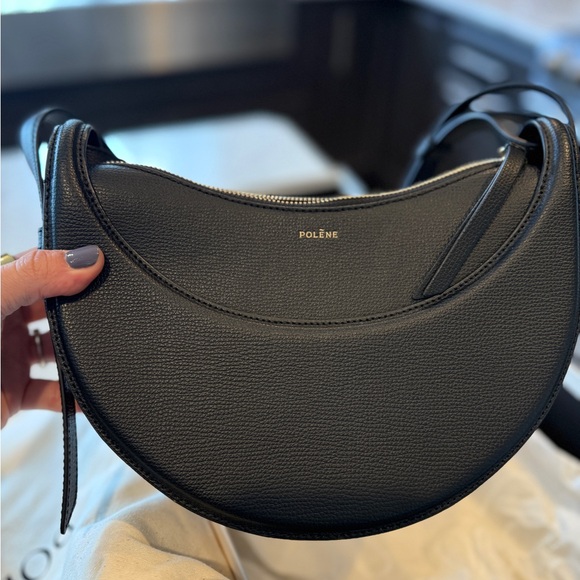 Polene Handbags - Polene Black Dix Bag